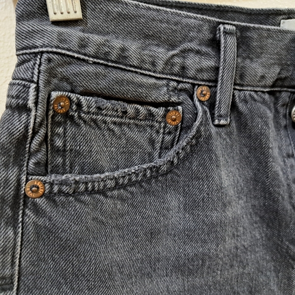 AGOLDE high rise jean short - Picture 4 of 8